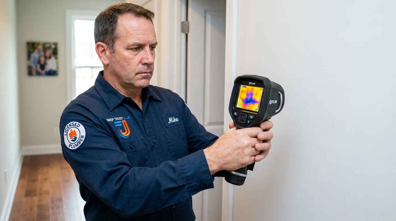 Thermal imaging leak detection by Johns Plumbing LLC in Paducah